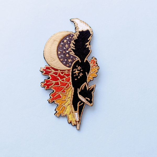 Fall Fox Embroidered Patch Online Hot Sale