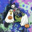 Set of 3 Halloween Pet Enamel Pins Online