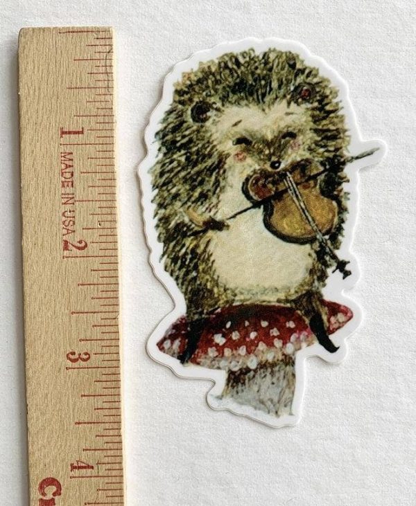 Hedgehog Violinist Sticker Online Sale