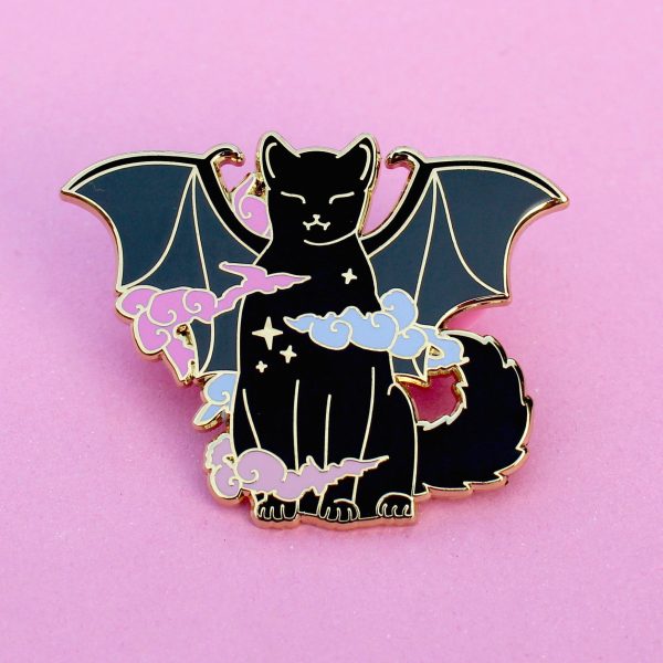 Vampire Cat Enamel Pin Online