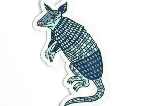 Cute Lil  Armadillo Vinyl Sticker Supply