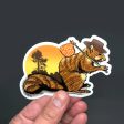 Travelin  Squirrel Sticker Online