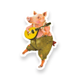 Clarence the Pig Vinyl Sticker Cheap