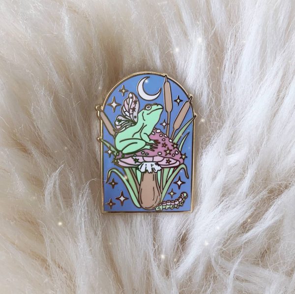 Frog Fairy Enamel Pin Fashion