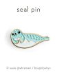 Seal Enamel Pin For Discount