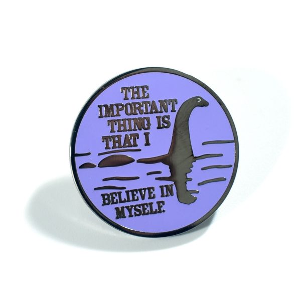 Nessie Believe Enamel Pin For Discount