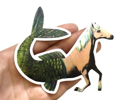 Horse Mermaid Vinyl Sticker Online now