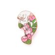 Peony Manatee Enamel Pin Hot on Sale