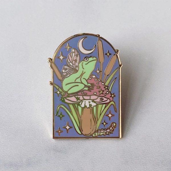 Frog Fairy Enamel Pin Fashion