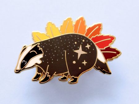 Badger Enamel Pin For Discount