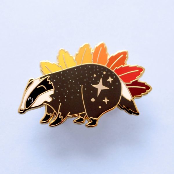 Badger Enamel Pin For Discount