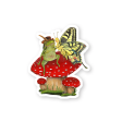 Frog & Butterfly Vinyl Sticker Fashion