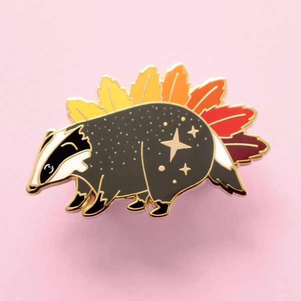 Badger Enamel Pin For Discount