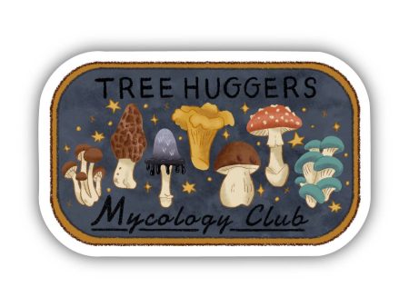 Tree Huggers Mycology Club Sticker Supply